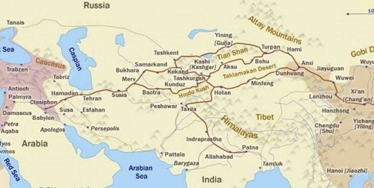 سهم تقريبا صفر ايران از «جاده ابريشم»
