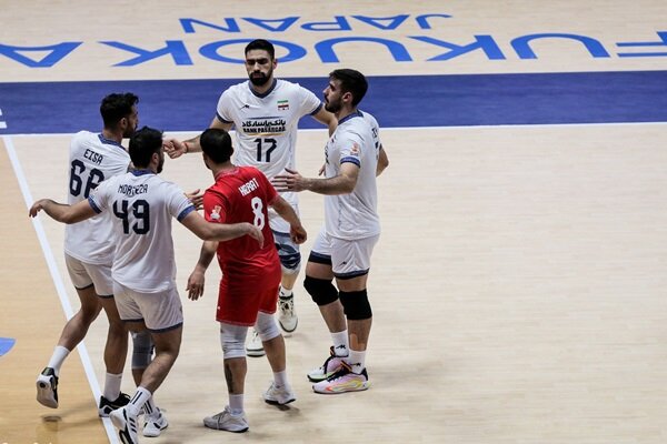 واليبال ايران در کنار 32 تيم جام جهاني