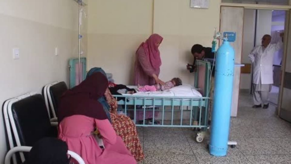 شيوع سرخک در افغانستان